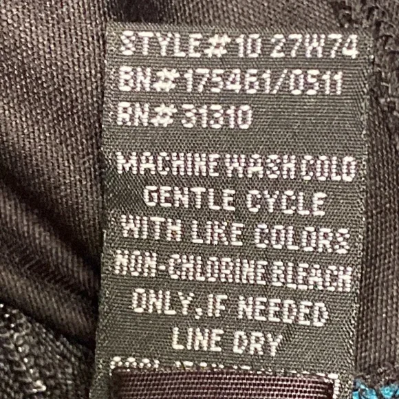 B-Wear Byer California Multicolored Sleeveless Teal & Purple Dressy Blouse Sz S - Picture 8 of 9